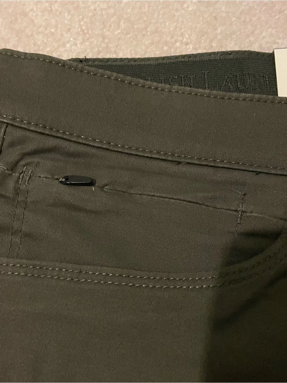English Laundry military green stretch deck pants 36 30 NWT